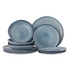 Image de Bloomingville Service de table Sandrine 12 pièces bleu - 82068305