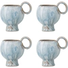 Image de Bloomingville Ensemble de 4 mugs Avonlea bleus - 82072481
