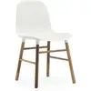 Image de Chaise en noyer naturel et pp blanc Form - Normann Copenhagen