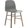 Image de Chaise en noyer naturel et pp gris Form - Normann Copenhagen