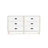 Image de Normann Copenhagen Buffet Kabino à 6 tiroirs blanc