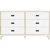 Image de Commode à 6 tiroirs blanc Sideboard blanc - Normann Copenhagen