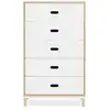 Image de Normann Copenhagen Commode à 5 tiroirs blanche