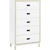 Image de Chiffonnier à 5 tiroirs blanc Sideboard blanc - Normann Copenhagen