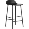 Image de Tabouret de bar en acier et pp noir 65 cm Form - Normann Copenhagen