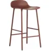Image de Tabouret de bar en acier et pp rouge 65 cm Form - Normann Copenhagen