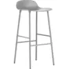 Image de Tabouret de bar en acier et pp gris 75 cm Form - Normann Copenhagen