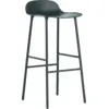 Image de Tabouret de bar en acier et pp vert 75 cm Form - Normann Copenhagen