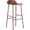 Image de Tabouret de bar en acier et pp rouge 75 cm Form - Normann Copenhagen