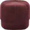 Image de Pouf en velours 46 cm bordeaux Circus foncé rouge - Normann Copenhagen