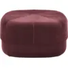 Image de Pouf en velours 65 cm bordeaux Circus foncé rouge - Normann Copenhagen