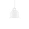 Image de Normann Copenhagen petite lampe suspendue Bell blanche