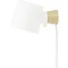 Image de Applique avec prise en métal blanc Rise - Normann Copenhagen