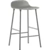 Image de Tabouret en chrome et pp gris 65 cm Form - Normann Copenhagen