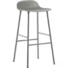 Image de Tabouret de bar en chrome et pp gris 75 cm Form - Normann Copenhagen