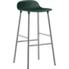 Image de Tabouret de bar en chrome et pp vert 75 cm Form - Normann Copenhagen
