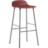 Image de Tabouret de bar en chrome et pp rouge 75 cm Form - Normann Copenhagen