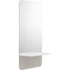 Image de Miroir mural vertical blanc Horizon blanc - Normann Copenhagen
