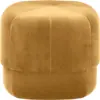 Image de Pouf en velours 46 cm jaune Circus Yellow - Normann Copenhagen