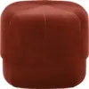 Image de Pouf en velours 46 cm rouge Circus Rust - Normann Copenhagen