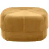 Image de Pouf en velours 65 cm jaune Circus Yellow - Normann Copenhagen