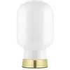 Image de Normann Copenhagen Lampe de table Amp blanche/laiton