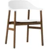 Image de Chase avec accoudoirs en chêne teinté et polypropylene blanc Herit blanc - Normann Copenhagen