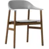 Image de Chaise avec accoudoirs en chêne teinté et polypropylene gris Herit Grey - Normann Copenhagen