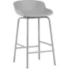 Image de Tabouret de bar en acier et pp gris 65 cm Hyg - Normann Copenhagen