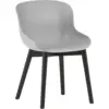 Image de Chaise en chêne vernis noir et pp gris Hyg - Normann Copenhagen
