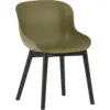 Image de Chaise en chêne vernis noir et pp olive Hyg - Normann Copenhagen