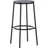 Image de Tabouret de bar en acier et aluminium noir 75 cm Circa noir Aluminum - Normann Copenhagen