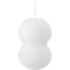 Image de Abatjour pour suspension blanche Puff Twist blanc - Normann Copenhagen