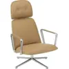 Image de Pad Lounge Chair High Swivel Alu - Normann Copenhagen