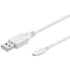 Image de Disney Câble USB-A vers Micro-USB - 1,8 m - Blanc