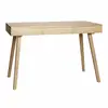 Image de Hubsch Bureau en bois avec 3 tiroirs