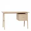 Image de Hubsch Bureau avec 2 tiroirs de rangement en bois