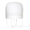 Image de Hubsch Lampadaire en verre - blanc