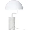 Image de Hubsch Lampe de table en marbre blanc