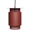 Image de Hubsch Luminaire suspendu maille en métal rouge