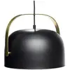 Image de Hubsch Suspension noire en métal laiton