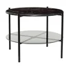 Image de Hubsch Table basse en marbre noir