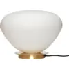Image de Lampe à poser en laiton blanc 29 x 27 cm - Hübsch