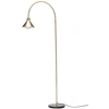 Image de Hubsch Lampadaire métal / marbre - laiton