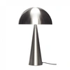 Image de Hubsch Lampe de table métal - nickel ø30xh51cm