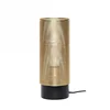 Image de Hubsch Lampe de table - laiton / noir
