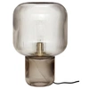 Image de Hubsch Lampe de table en verre - fumé