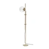Image de Hubsch Lampadaire métal / verre - laiton