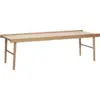 Image de Table basse avec rebords en bois naturel - Hübsch