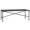Image de Hubsch Table d'extérieur en métal - noir
